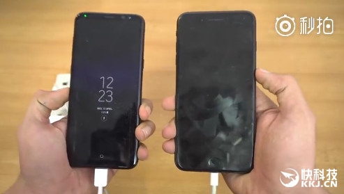 三星S8+/iPhone 7+续航对比测试：结果完胜！